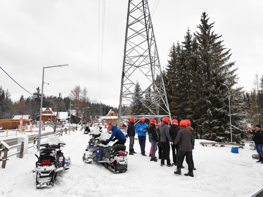 Skutery śnieżne na Gubałówce