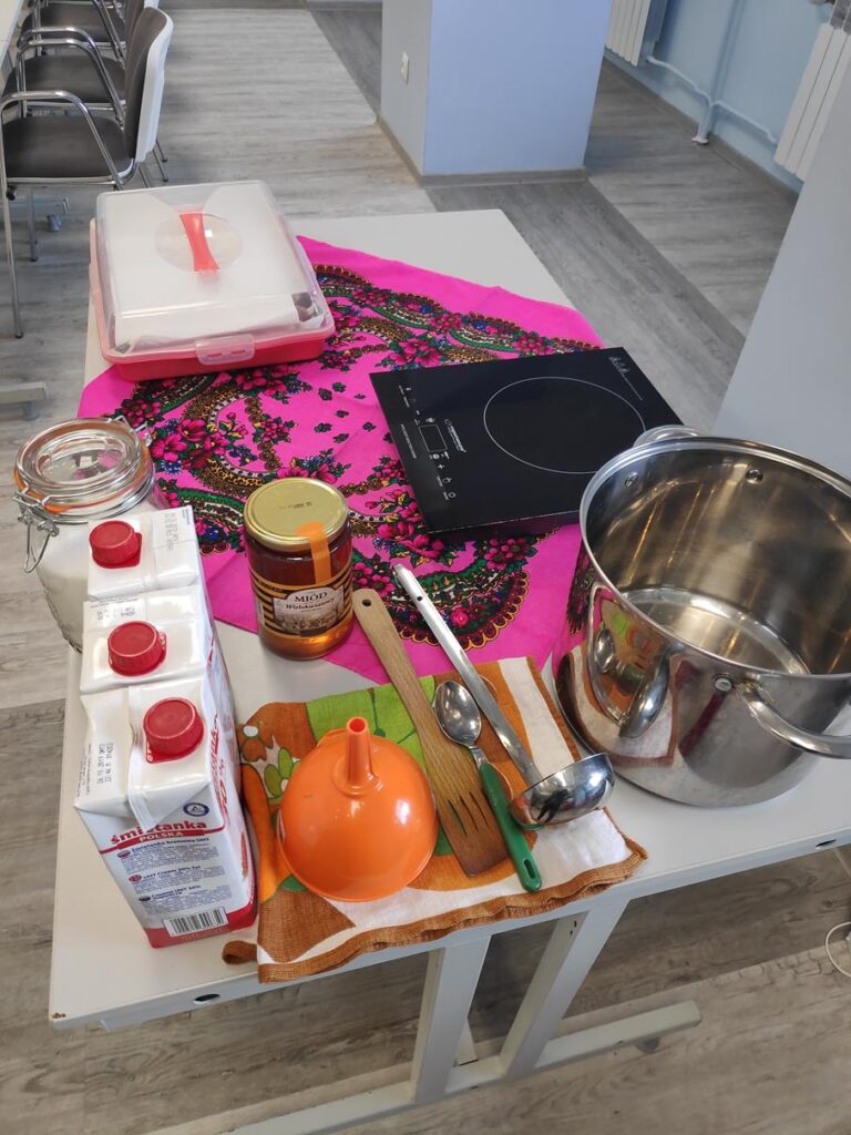 Gotowe stanowisko do warsztatów nalewkowych