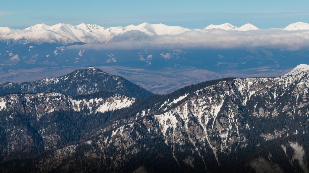 Widok na Tatry Słowackie
