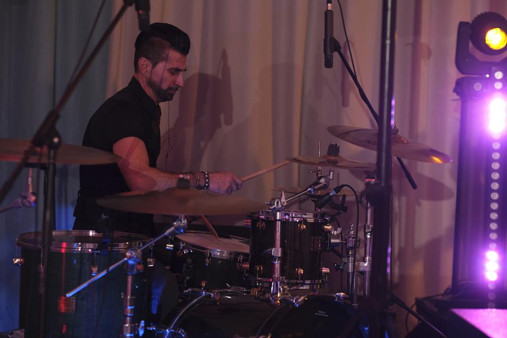 Perkusista występ na żywo