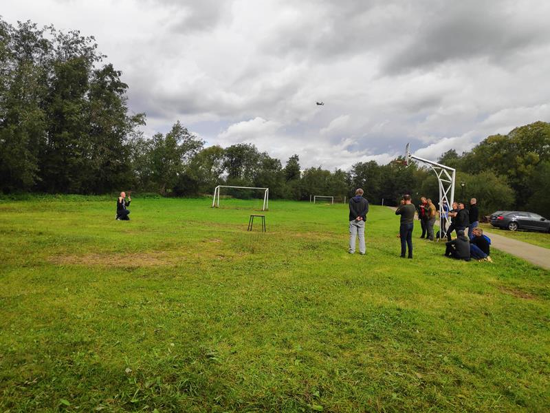 Nauka sygnalizowania dla lądującego śmigłowca