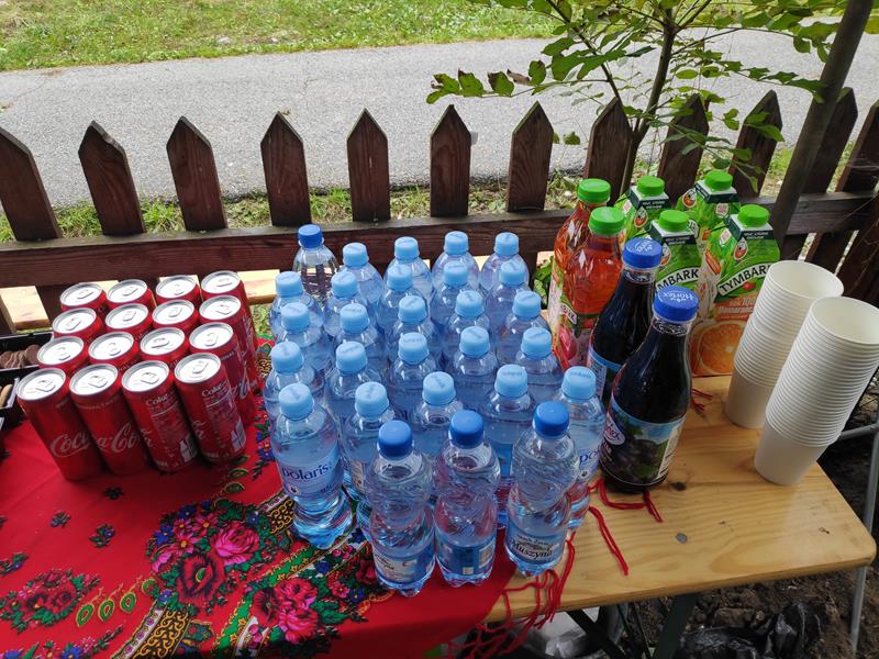 Catering napoje dla uczestników