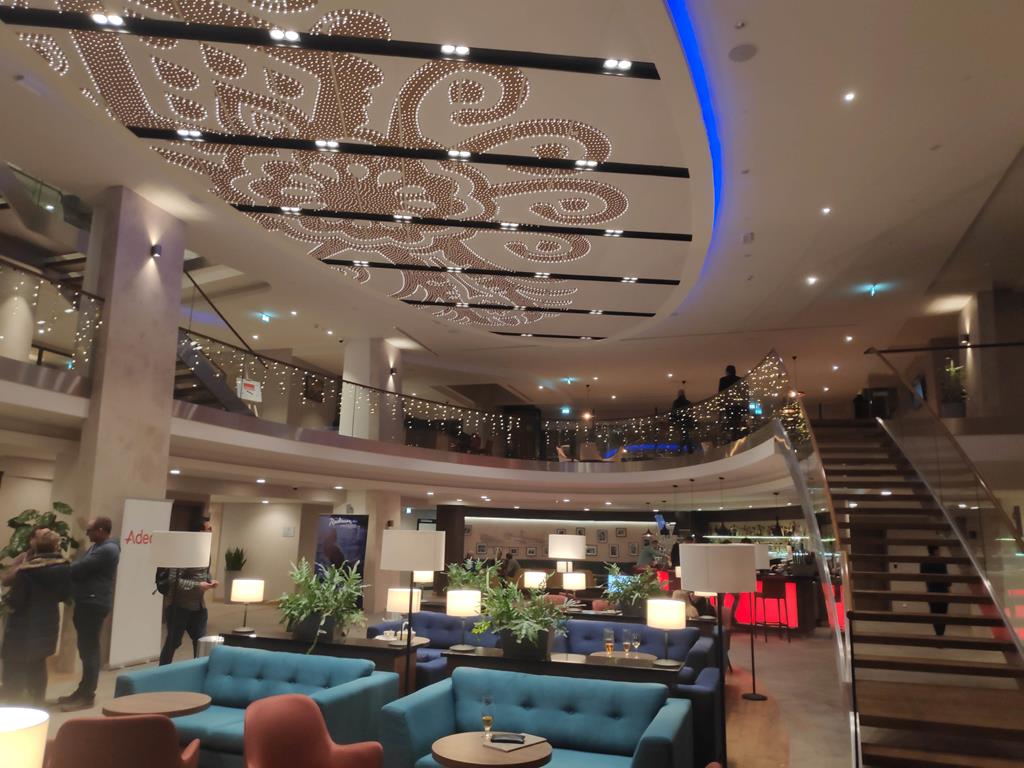 Lobby hotelu Radisson w Zakopanem