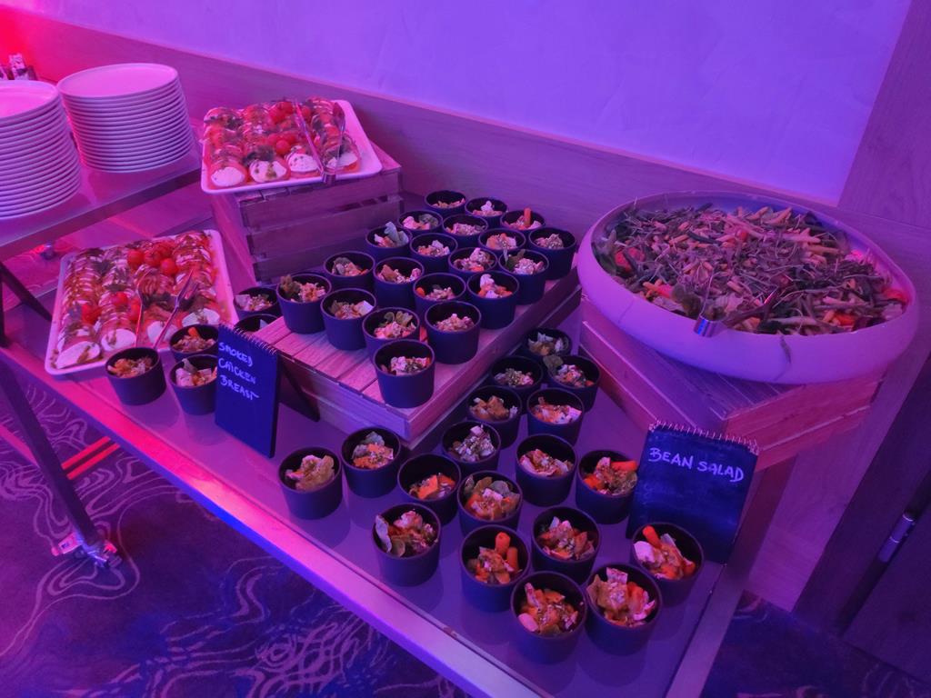 Buffet w czasie imprezy w hotelu Radisson w Zakopanem