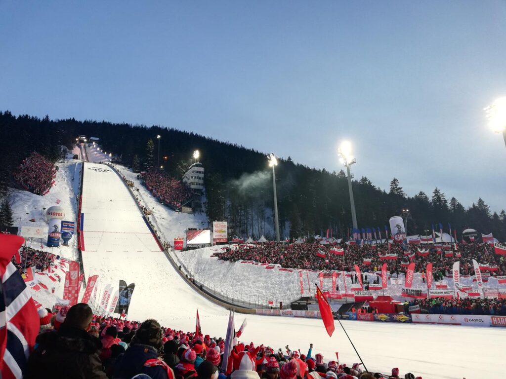 Wielka Krokiew w czasie Pucharu Świata w skokach narciarskich