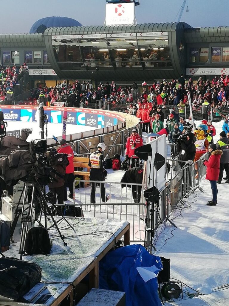 Wielka Krokiew w czasie Pucharu Świata w skokach narciarskich