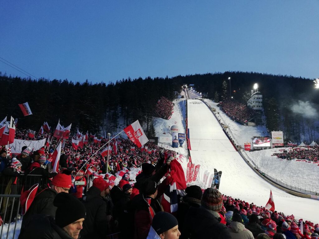 Wielka Krokiew w czasie Pucharu Świata w skokach narciarskich