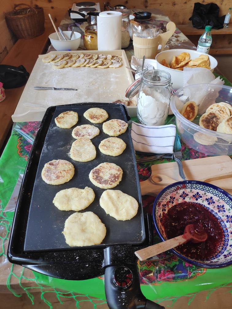 przygotowywanie moskoli z żurawiną