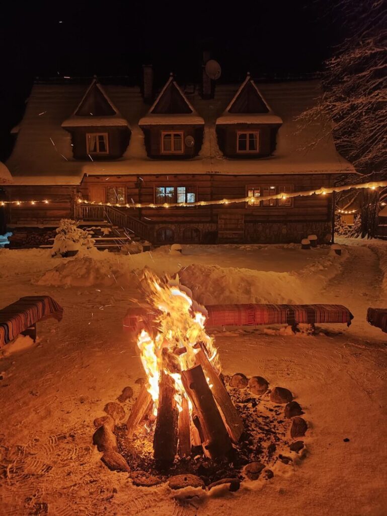 Ognisko dla grupy Dolina Chochołowska