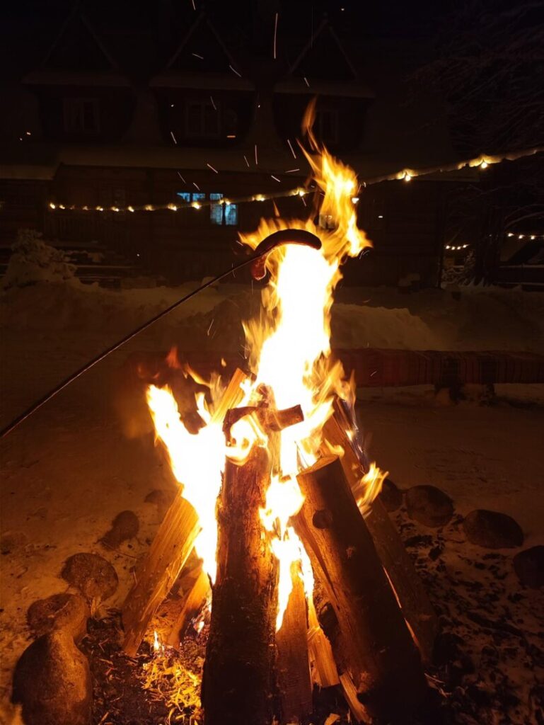 Atrakcje dla grup, ognisko Leśniczówka