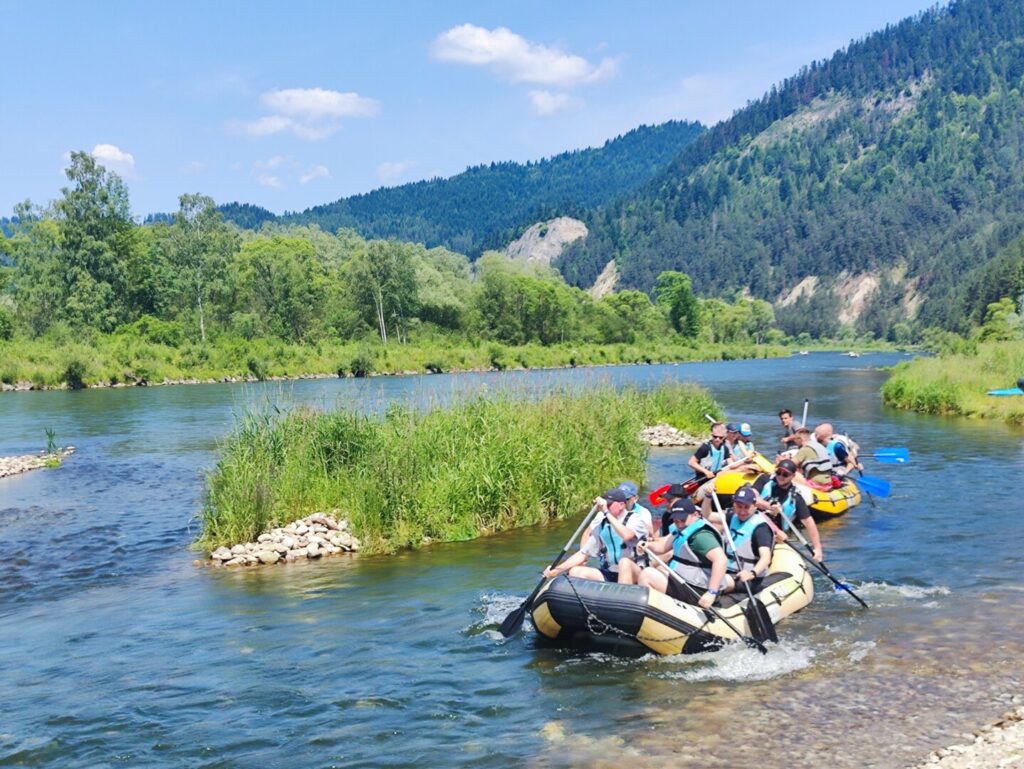 rafting na Dunajcu