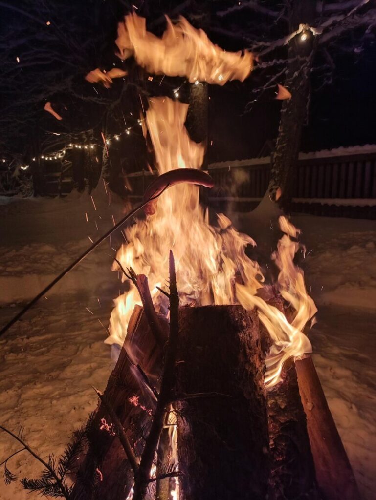 Bon fire Tatras